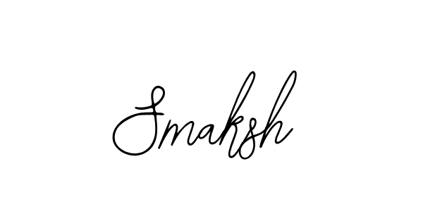 Similarly Bearetta-2O07w is the best handwritten signature design. Signature creator online .You can use it as an online autograph creator for name Smaksh. Smaksh signature style 12 images and pictures png