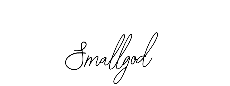 Use a signature maker to create a handwritten signature online. With this signature software, you can design (Bearetta-2O07w) your own signature for name Smallgod. Smallgod signature style 12 images and pictures png