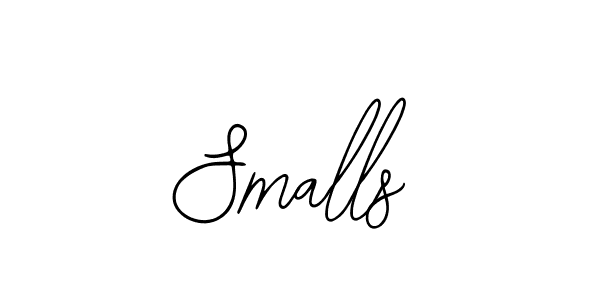 Also You can easily find your signature by using the search form. We will create Smalls name handwritten signature images for you free of cost using Bearetta-2O07w sign style. Smalls signature style 12 images and pictures png