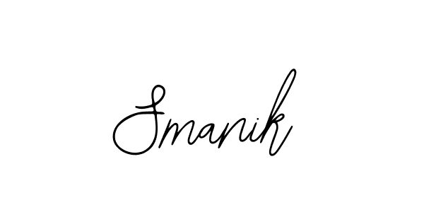 Make a beautiful signature design for name Smanik. With this signature (Bearetta-2O07w) style, you can create a handwritten signature for free. Smanik signature style 12 images and pictures png