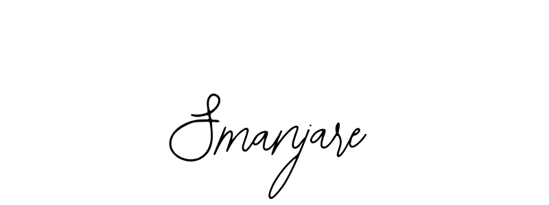 Smanjare stylish signature style. Best Handwritten Sign (Bearetta-2O07w) for my name. Handwritten Signature Collection Ideas for my name Smanjare. Smanjare signature style 12 images and pictures png