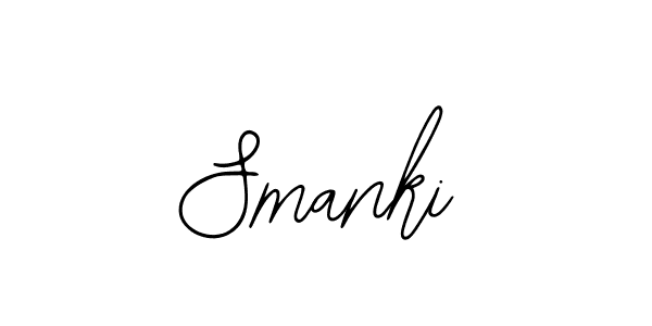 Design your own signature with our free online signature maker. With this signature software, you can create a handwritten (Bearetta-2O07w) signature for name Smanki. Smanki signature style 12 images and pictures png