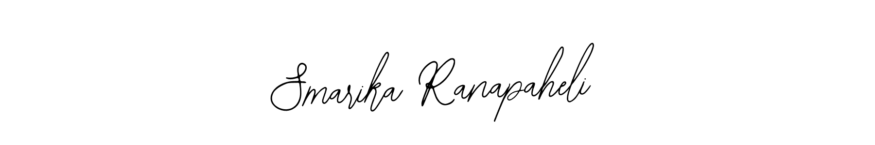 Create a beautiful signature design for name Smarika Ranapaheli. With this signature (Bearetta-2O07w) fonts, you can make a handwritten signature for free. Smarika Ranapaheli signature style 12 images and pictures png