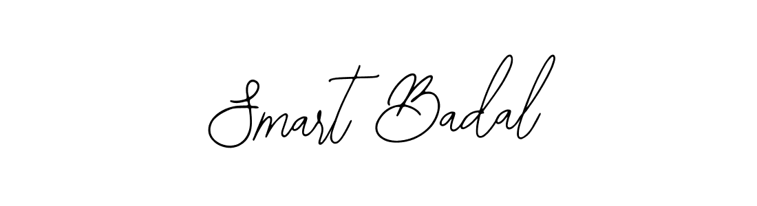 How to make Smart Badal name signature. Use Bearetta-2O07w style for creating short signs online. This is the latest handwritten sign. Smart Badal signature style 12 images and pictures png