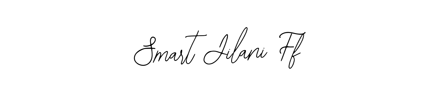 Use a signature maker to create a handwritten signature online. With this signature software, you can design (Bearetta-2O07w) your own signature for name Smart Jilani Ff. Smart Jilani Ff signature style 12 images and pictures png
