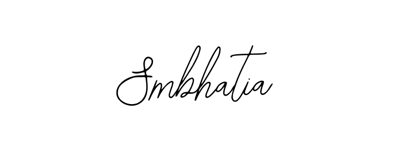 Bearetta-2O07w is a professional signature style that is perfect for those who want to add a touch of class to their signature. It is also a great choice for those who want to make their signature more unique. Get Smbhatia name to fancy signature for free. Smbhatia signature style 12 images and pictures png