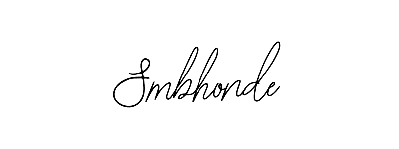 Design your own signature with our free online signature maker. With this signature software, you can create a handwritten (Bearetta-2O07w) signature for name Smbhonde. Smbhonde signature style 12 images and pictures png