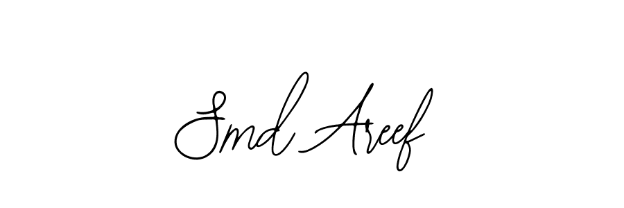 You should practise on your own different ways (Bearetta-2O07w) to write your name (Smd Areef) in signature. don't let someone else do it for you. Smd Areef signature style 12 images and pictures png