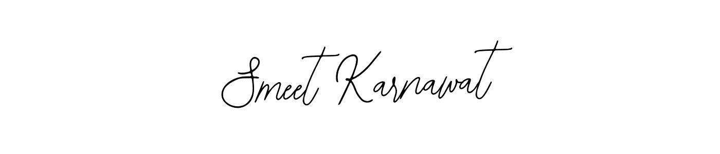 Best and Professional Signature Style for Smeet Karnawat. Bearetta-2O07w Best Signature Style Collection. Smeet Karnawat signature style 12 images and pictures png