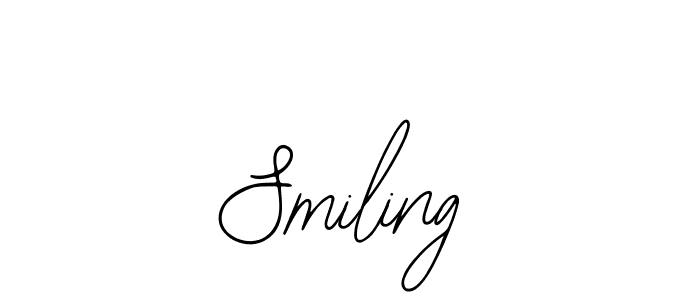 Similarly Bearetta-2O07w is the best handwritten signature design. Signature creator online .You can use it as an online autograph creator for name Smiling. Smiling signature style 12 images and pictures png