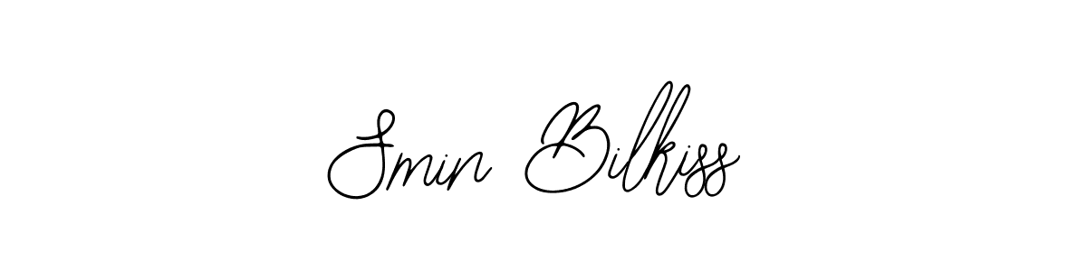 Create a beautiful signature design for name Smin Bilkiss. With this signature (Bearetta-2O07w) fonts, you can make a handwritten signature for free. Smin Bilkiss signature style 12 images and pictures png