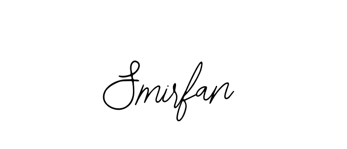 How to make Smirfan name signature. Use Bearetta-2O07w style for creating short signs online. This is the latest handwritten sign. Smirfan signature style 12 images and pictures png