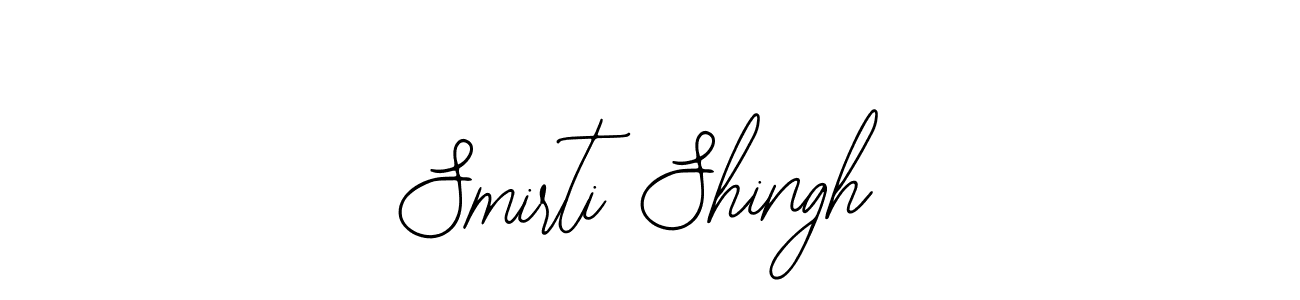 Make a short Smirti Shingh signature style. Manage your documents anywhere anytime using Bearetta-2O07w. Create and add eSignatures, submit forms, share and send files easily. Smirti Shingh signature style 12 images and pictures png