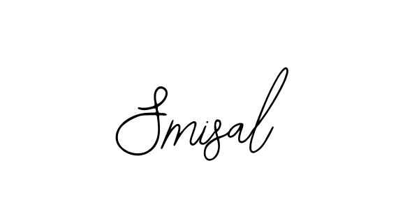 You should practise on your own different ways (Bearetta-2O07w) to write your name (Smisal) in signature. don't let someone else do it for you. Smisal signature style 12 images and pictures png