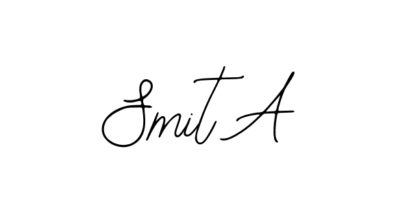 Bearetta-2O07w is a professional signature style that is perfect for those who want to add a touch of class to their signature. It is also a great choice for those who want to make their signature more unique. Get Smit A name to fancy signature for free. Smit A signature style 12 images and pictures png