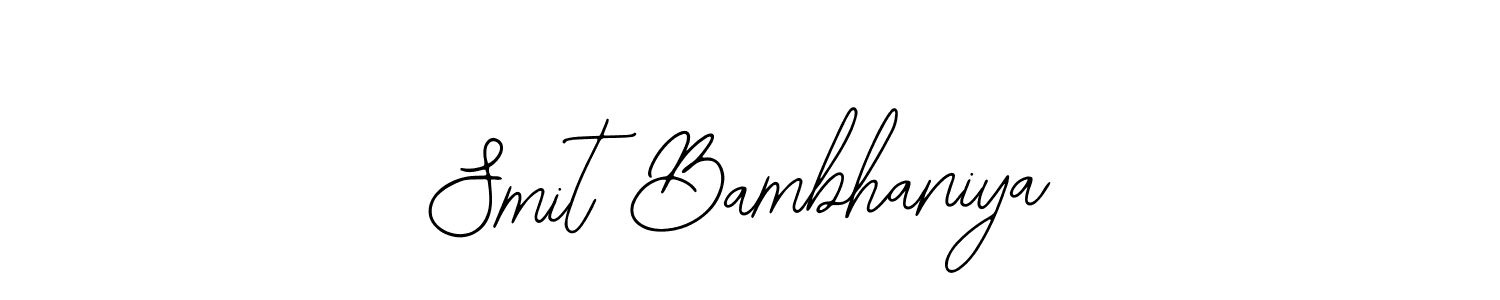 Once you've used our free online signature maker to create your best signature Bearetta-2O07w style, it's time to enjoy all of the benefits that Smit Bambhaniya name signing documents. Smit Bambhaniya signature style 12 images and pictures png