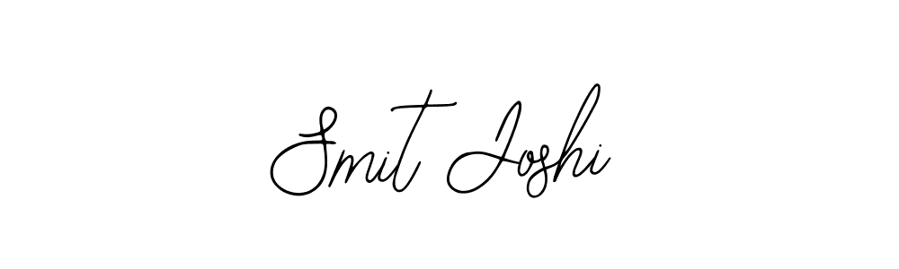 Use a signature maker to create a handwritten signature online. With this signature software, you can design (Bearetta-2O07w) your own signature for name Smit Joshi. Smit Joshi signature style 12 images and pictures png