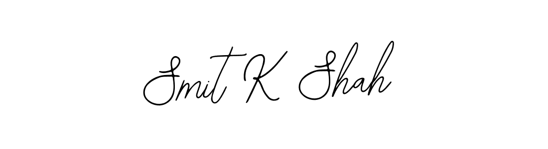 Make a beautiful signature design for name Smit K Shah. With this signature (Bearetta-2O07w) style, you can create a handwritten signature for free. Smit K Shah signature style 12 images and pictures png