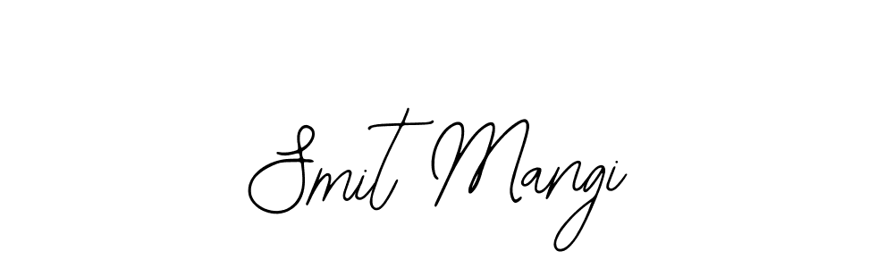 Create a beautiful signature design for name Smit Mangi. With this signature (Bearetta-2O07w) fonts, you can make a handwritten signature for free. Smit Mangi signature style 12 images and pictures png