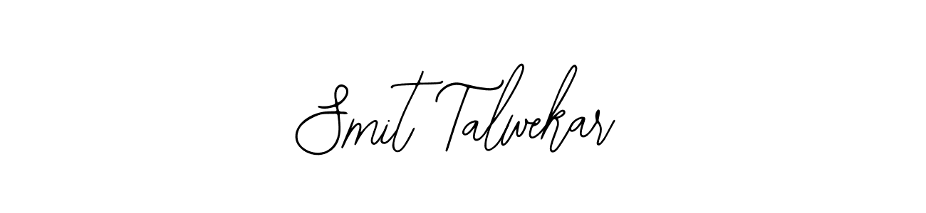 How to make Smit Talwekar name signature. Use Bearetta-2O07w style for creating short signs online. This is the latest handwritten sign. Smit Talwekar signature style 12 images and pictures png