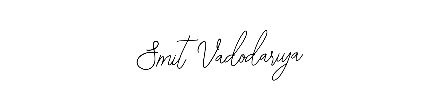 You should practise on your own different ways (Bearetta-2O07w) to write your name (Smit Vadodariya) in signature. don't let someone else do it for you. Smit Vadodariya signature style 12 images and pictures png
