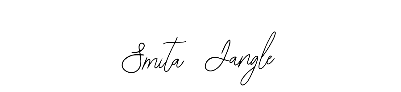 How to Draw Smita  Jangle signature style? Bearetta-2O07w is a latest design signature styles for name Smita  Jangle. Smita  Jangle signature style 12 images and pictures png