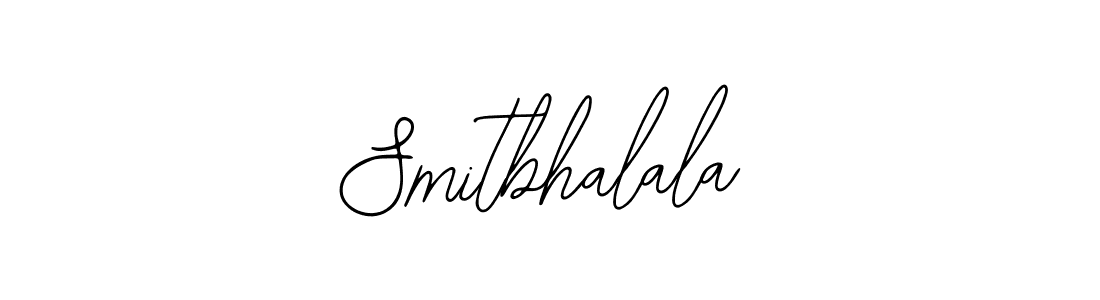 How to make Smitbhalala signature? Bearetta-2O07w is a professional autograph style. Create handwritten signature for Smitbhalala name. Smitbhalala signature style 12 images and pictures png