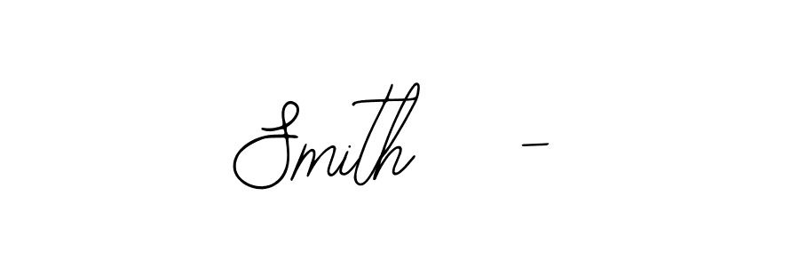 Make a beautiful signature design for name Smith   -. With this signature (Bearetta-2O07w) style, you can create a handwritten signature for free. Smith   - signature style 12 images and pictures png