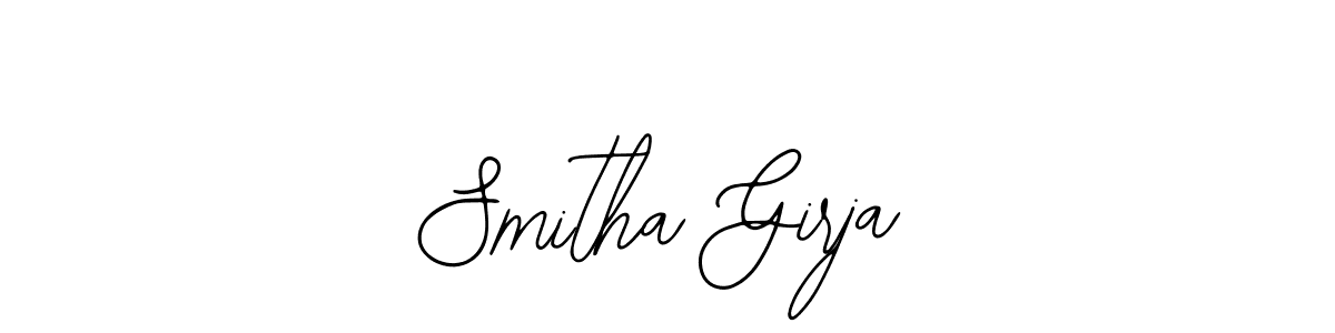 Also we have Smitha Girja name is the best signature style. Create professional handwritten signature collection using Bearetta-2O07w autograph style. Smitha Girja signature style 12 images and pictures png