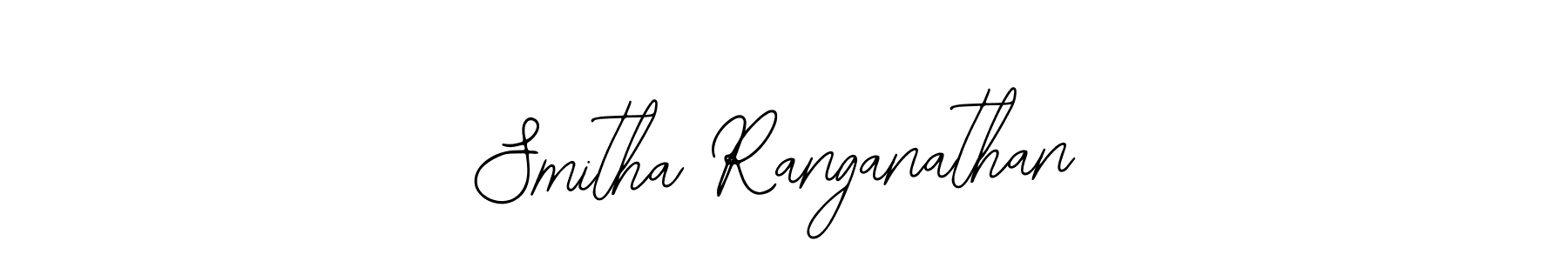 Use a signature maker to create a handwritten signature online. With this signature software, you can design (Bearetta-2O07w) your own signature for name Smitha Ranganathan. Smitha Ranganathan signature style 12 images and pictures png