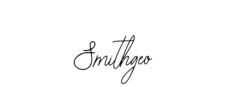 How to make Smithgeo signature? Bearetta-2O07w is a professional autograph style. Create handwritten signature for Smithgeo name. Smithgeo signature style 12 images and pictures png