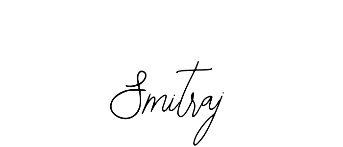 How to make Smitraj name signature. Use Bearetta-2O07w style for creating short signs online. This is the latest handwritten sign. Smitraj signature style 12 images and pictures png