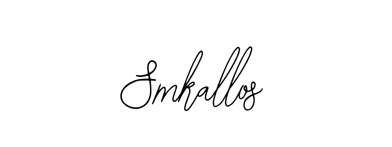 Smkallos stylish signature style. Best Handwritten Sign (Bearetta-2O07w) for my name. Handwritten Signature Collection Ideas for my name Smkallos. Smkallos signature style 12 images and pictures png