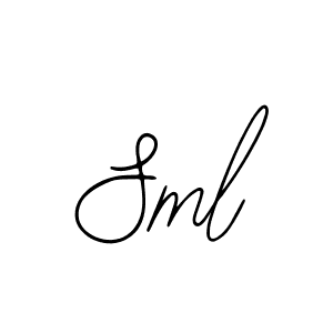 Bearetta-2O07w is a professional signature style that is perfect for those who want to add a touch of class to their signature. It is also a great choice for those who want to make their signature more unique. Get Sml name to fancy signature for free. Sml signature style 12 images and pictures png