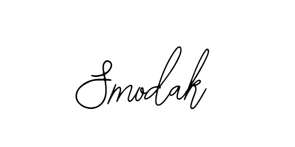 The best way (Bearetta-2O07w) to make a short signature is to pick only two or three words in your name. The name Smodak include a total of six letters. For converting this name. Smodak signature style 12 images and pictures png