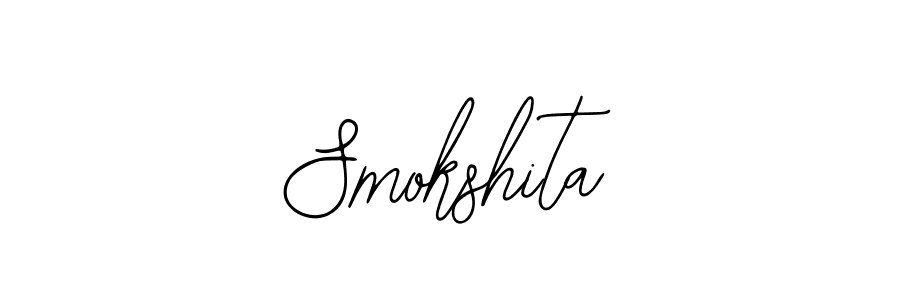 The best way (Bearetta-2O07w) to make a short signature is to pick only two or three words in your name. The name Smokshita include a total of six letters. For converting this name. Smokshita signature style 12 images and pictures png