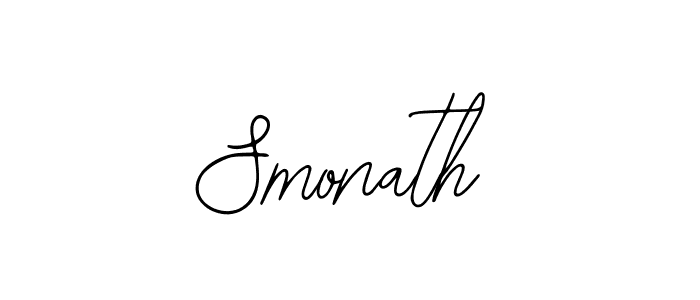 Make a beautiful signature design for name Smonath. Use this online signature maker to create a handwritten signature for free. Smonath signature style 12 images and pictures png