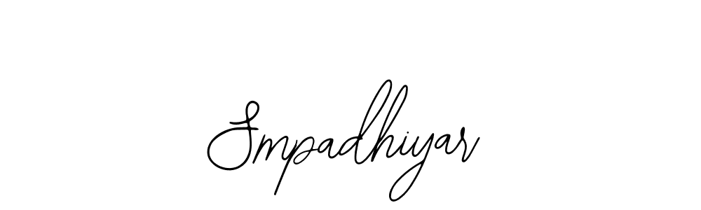Use a signature maker to create a handwritten signature online. With this signature software, you can design (Bearetta-2O07w) your own signature for name Smpadhiyar. Smpadhiyar signature style 12 images and pictures png
