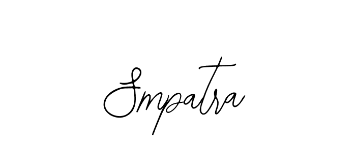 Bearetta-2O07w is a professional signature style that is perfect for those who want to add a touch of class to their signature. It is also a great choice for those who want to make their signature more unique. Get Smpatra name to fancy signature for free. Smpatra signature style 12 images and pictures png