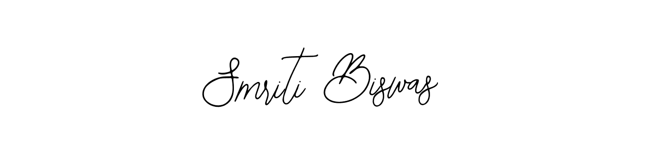 Design your own signature with our free online signature maker. With this signature software, you can create a handwritten (Bearetta-2O07w) signature for name Smriti Biswas. Smriti Biswas signature style 12 images and pictures png