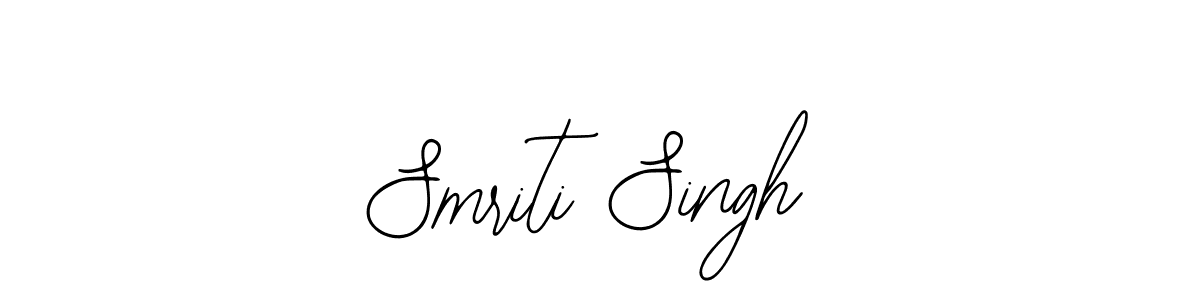 Design your own signature with our free online signature maker. With this signature software, you can create a handwritten (Bearetta-2O07w) signature for name Smriti Singh. Smriti Singh signature style 12 images and pictures png