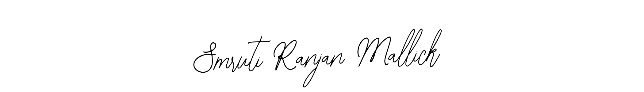 You should practise on your own different ways (Bearetta-2O07w) to write your name (Smruti Ranjan Mallick) in signature. don't let someone else do it for you. Smruti Ranjan Mallick signature style 12 images and pictures png