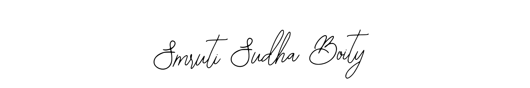 Smruti Sudha Boity stylish signature style. Best Handwritten Sign (Bearetta-2O07w) for my name. Handwritten Signature Collection Ideas for my name Smruti Sudha Boity. Smruti Sudha Boity signature style 12 images and pictures png