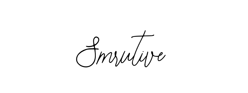 The best way (Bearetta-2O07w) to make a short signature is to pick only two or three words in your name. The name Smrutive include a total of six letters. For converting this name. Smrutive signature style 12 images and pictures png