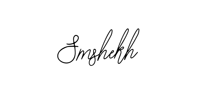 Use a signature maker to create a handwritten signature online. With this signature software, you can design (Bearetta-2O07w) your own signature for name Smshekh. Smshekh signature style 12 images and pictures png