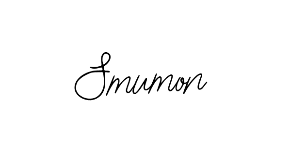 Smumon stylish signature style. Best Handwritten Sign (Bearetta-2O07w) for my name. Handwritten Signature Collection Ideas for my name Smumon. Smumon signature style 12 images and pictures png