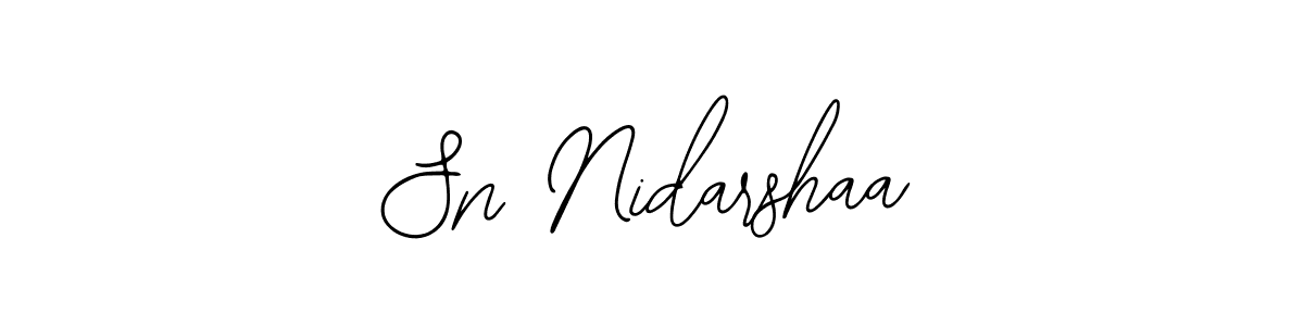 Also we have Sn Nidarshaa name is the best signature style. Create professional handwritten signature collection using Bearetta-2O07w autograph style. Sn Nidarshaa signature style 12 images and pictures png