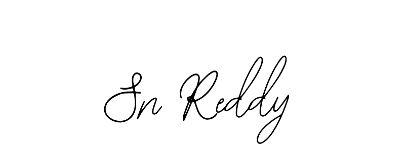 You should practise on your own different ways (Bearetta-2O07w) to write your name (Sn Reddy) in signature. don't let someone else do it for you. Sn Reddy signature style 12 images and pictures png