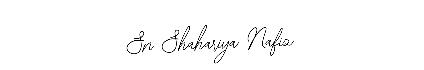 if you are searching for the best signature style for your name Sn Shahariya Nafiz. so please give up your signature search. here we have designed multiple signature styles  using Bearetta-2O07w. Sn Shahariya Nafiz signature style 12 images and pictures png