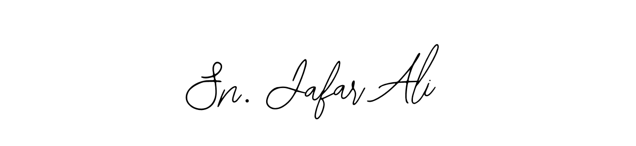 How to make Sn. Jafar Ali name signature. Use Bearetta-2O07w style for creating short signs online. This is the latest handwritten sign. Sn. Jafar Ali signature style 12 images and pictures png